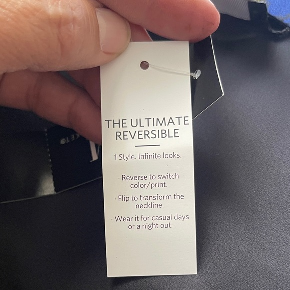 White House Black Market Floral Camisole - Black, Red, Blue - Picture 5 of 12